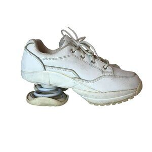 Z-Coil Womens Size 8 White Leather Spring Shoes